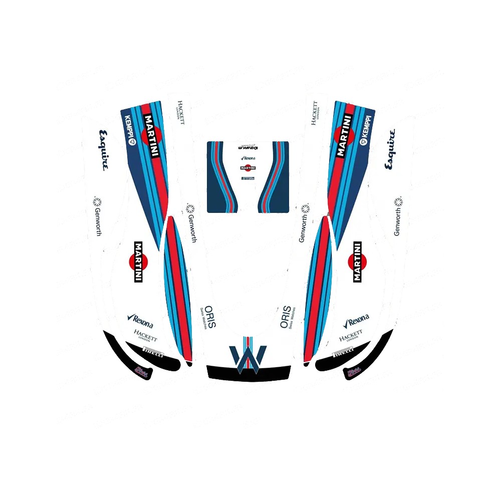 Dekalark för Mammotion Miimo 310-520 F1 Williams Edition
