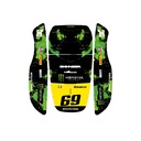 Dekalark för Mammotion Miimo HRM 1000-1500-2500 Monster  (Grön) Edition