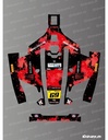 Dekalark för Mammotion LUBA 1 Monster (Red) Edition
