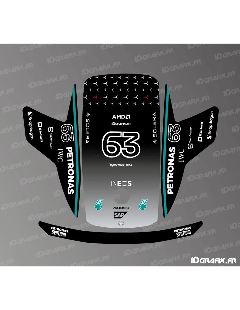 Dekalark för Dreame A1 Pro Mercedes F1 (Russell) Edition