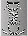Dekalark för Segway Navimow i Zebra Edition