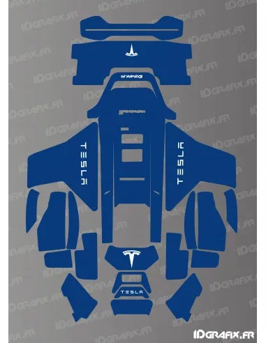 Dekalark för Segway Navimow X4 Tesla (Blue) Edition
