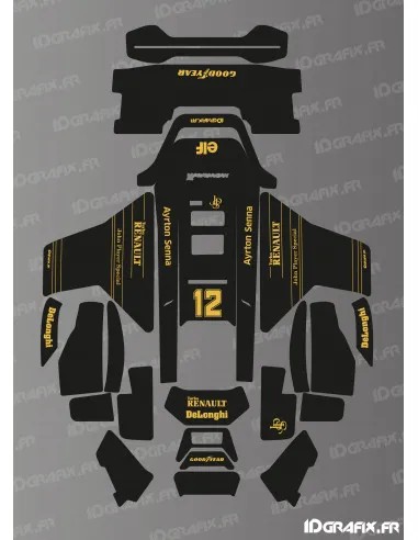 Dekalark för Segway Navimow X4 JPS F1 Edition