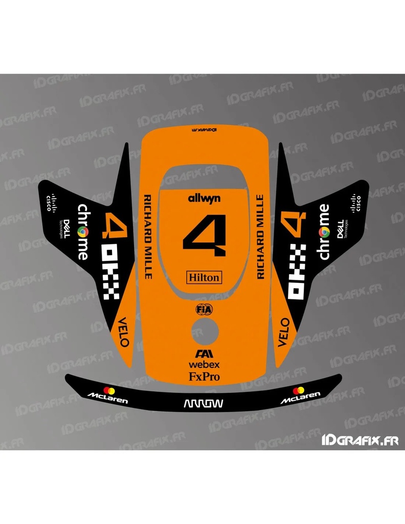 Dekalark för Dreame A1 Pro McLaren F1 (Norris) Edition