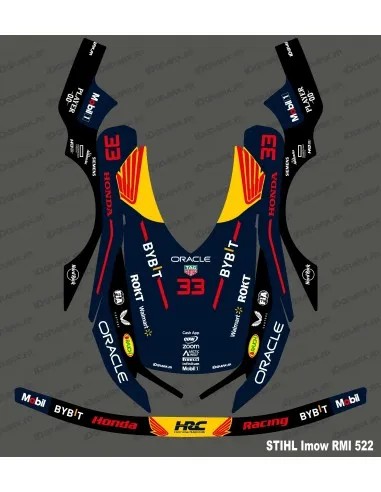 Dekalark för Stihl iMOW RMI 522 Honda F1 Edition
