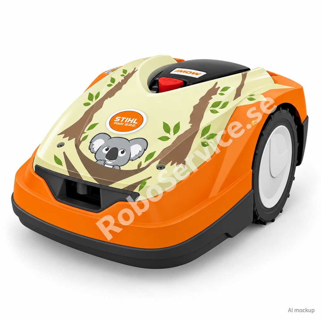 Mockup av Koala Edition på Stihl iMOW RMI 522