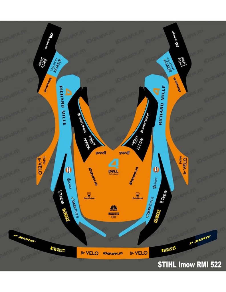 Dekalark för Stihl iMOW RMI 522 McLaren F1 Edition