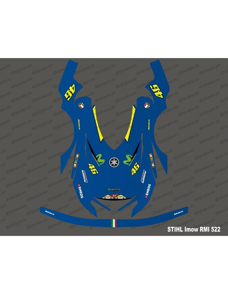 Dekalark för Stihl iMOW RMI 522 Rossi GP Edition