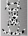 Dekalark för Segway Navimow i Cow Edition