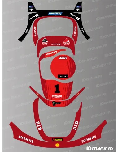 Dekalark för Segway Navimow i Ducati Edition
