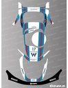 Dekalark för Segway Navimow i Martini F1 Edition