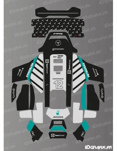 Dekalark för Segway Navimow X4 Mercedes F1 (Antonelli) Edition
