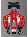 Dekalark för Segway Navimow X4 Scuderia F1 (Leclerc) Edition