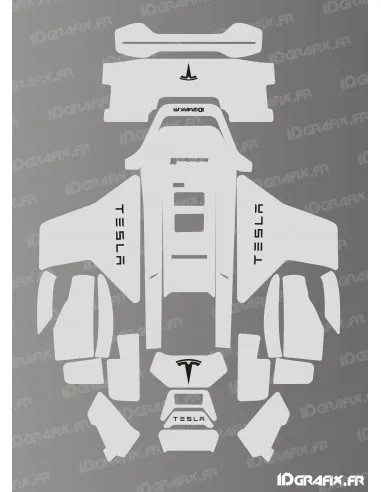 Dekalark för Segway Navimow X4 Tesla (Grey) Edition