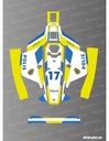 Dekalark för Mammotion LUBA 1 Sweden Polis Special Edition