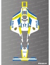 Dekalark för Mammotion LUBA 2X Sweden Polis Special Edition
