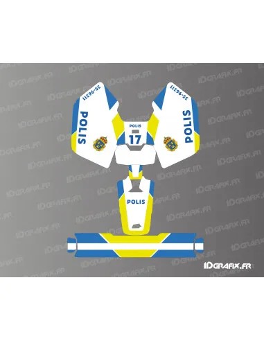 Dekalark för Mammotion LUBA Mini Sweden Polis Special Edition