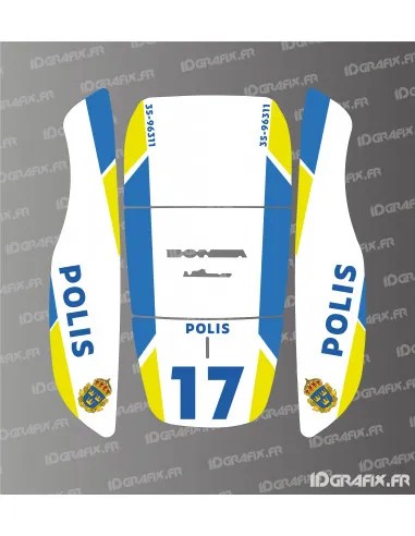 Dekalark för Honda Miimo HRM 1000/1500/2500 Sweden Polis Special Edition