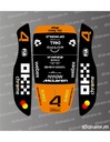 Dekalark för Honda Miimo HRM 1000/1500/2500 McLaren F1 (Norris) Edition