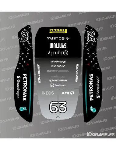 Dekalark för Honda Miimo HRM 1000/1500/2500 Mercedes F1 (Russell) Edition
