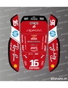 Dekalark för Honda Miimo HRM 1000/1500/2500 Scuderia F1 (Leclerc) Edition