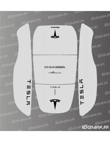 Dekalark för Honda Miimo HRM 1000/1500/2500 Tesla (Grey) Edition