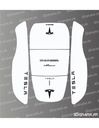 Dekalark för Honda Miimo HRM 1000/1500/2500 Tesla (White) Edition