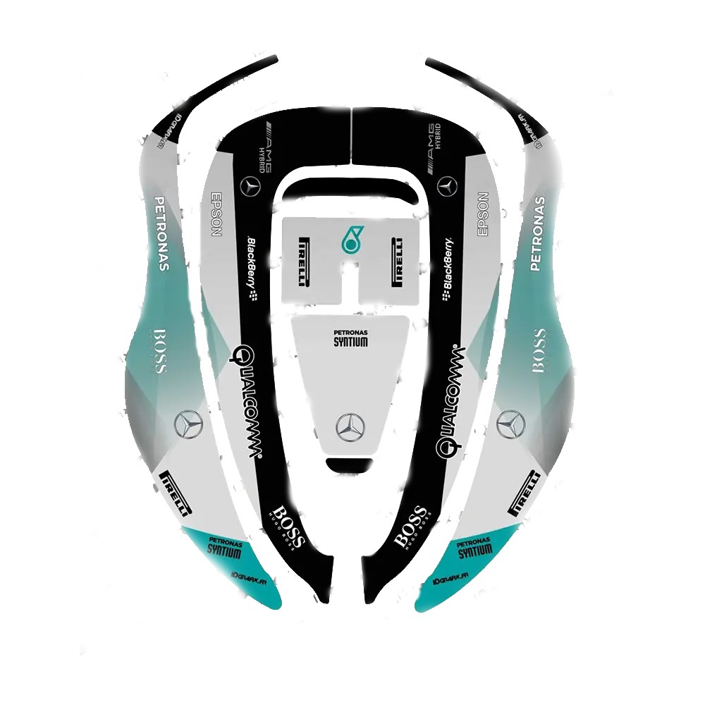 Dekalark för Mammotion Miimo HRM 3000 F1 Mercedes Edition