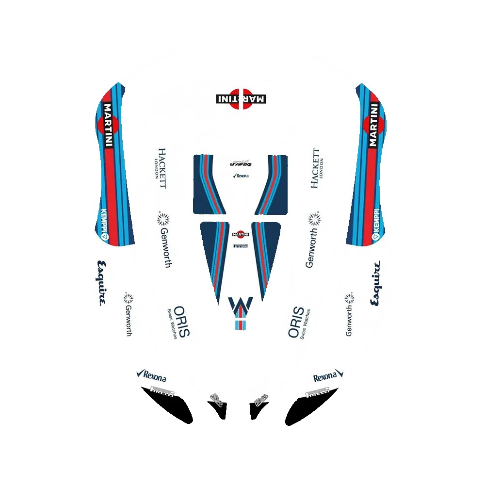 Dekalark för Mammotion Miimo HRM 3000 F1 Williams Edition
