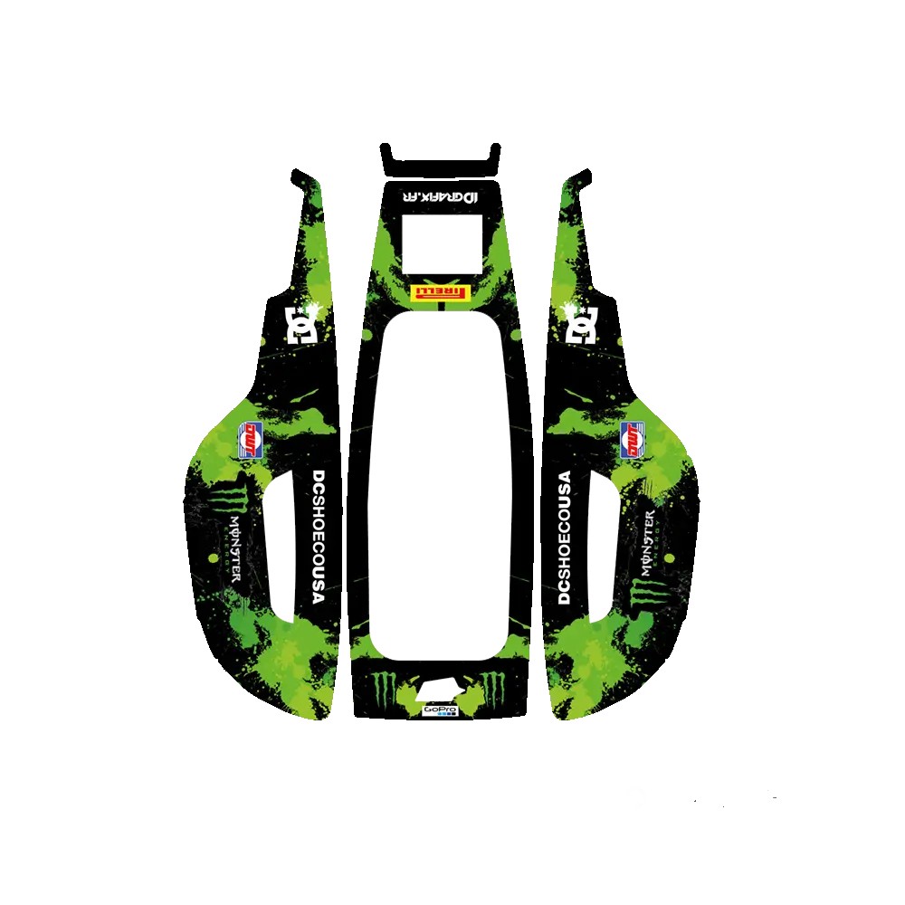 Dekalark för Mammotion YUKA Mini Monster  (Grön) Edition