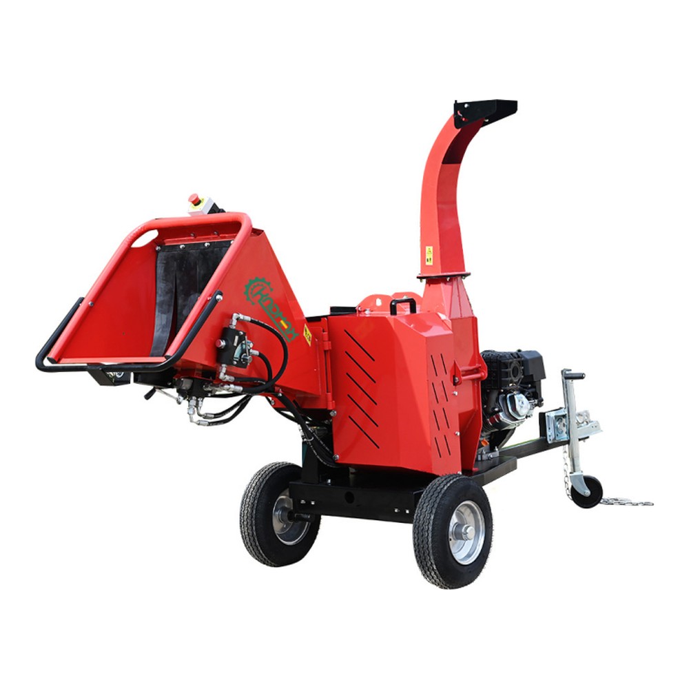 Flishuggare bensin 15 hk med hydraulisk matning - matarvalsar och skyddsbyglar