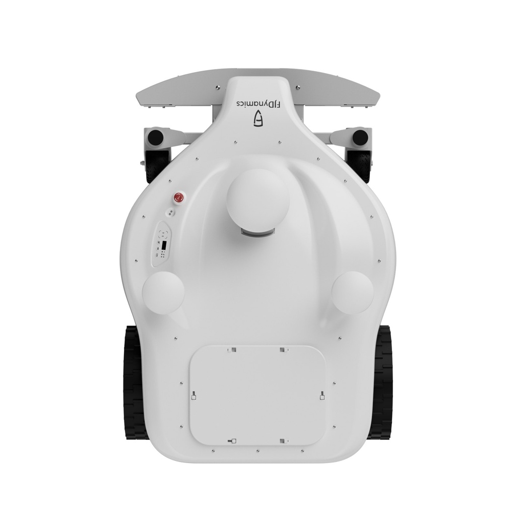 FJD Titan robotgräsklippare sedd ovanifrån