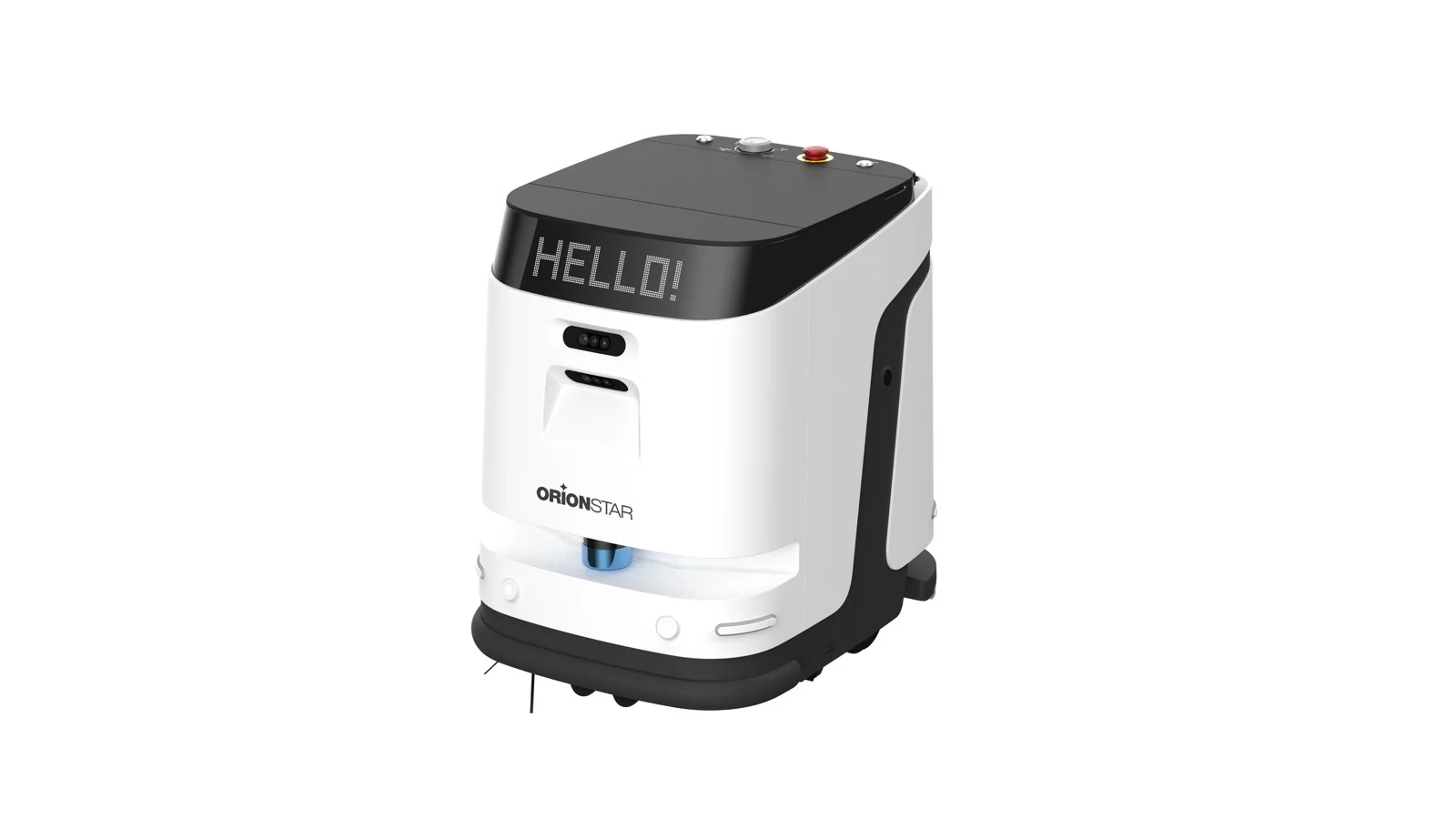 OrionStar CleaniBot K1 - LED-skärm halsning, narbild