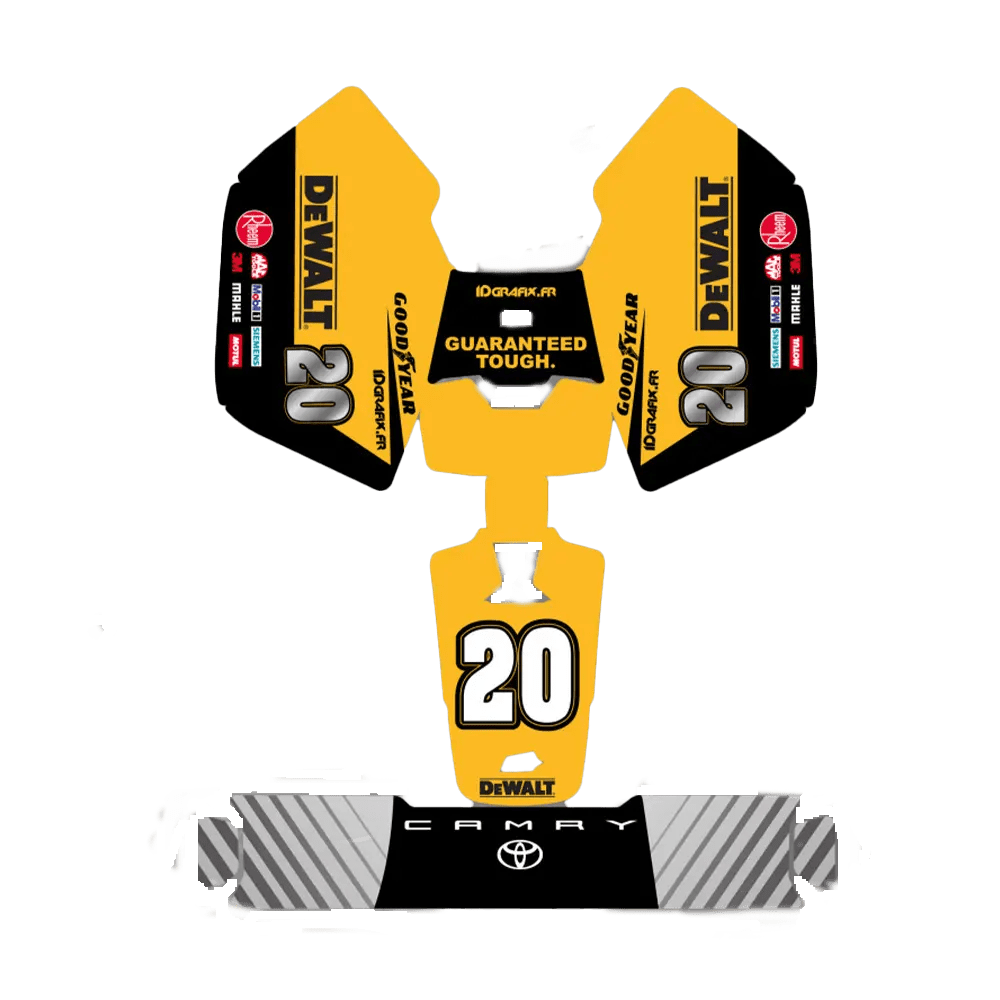 [MB-Dewalt-LUBAMini] Dewalt Edition NASCAR – Dekal till LUBA Mini