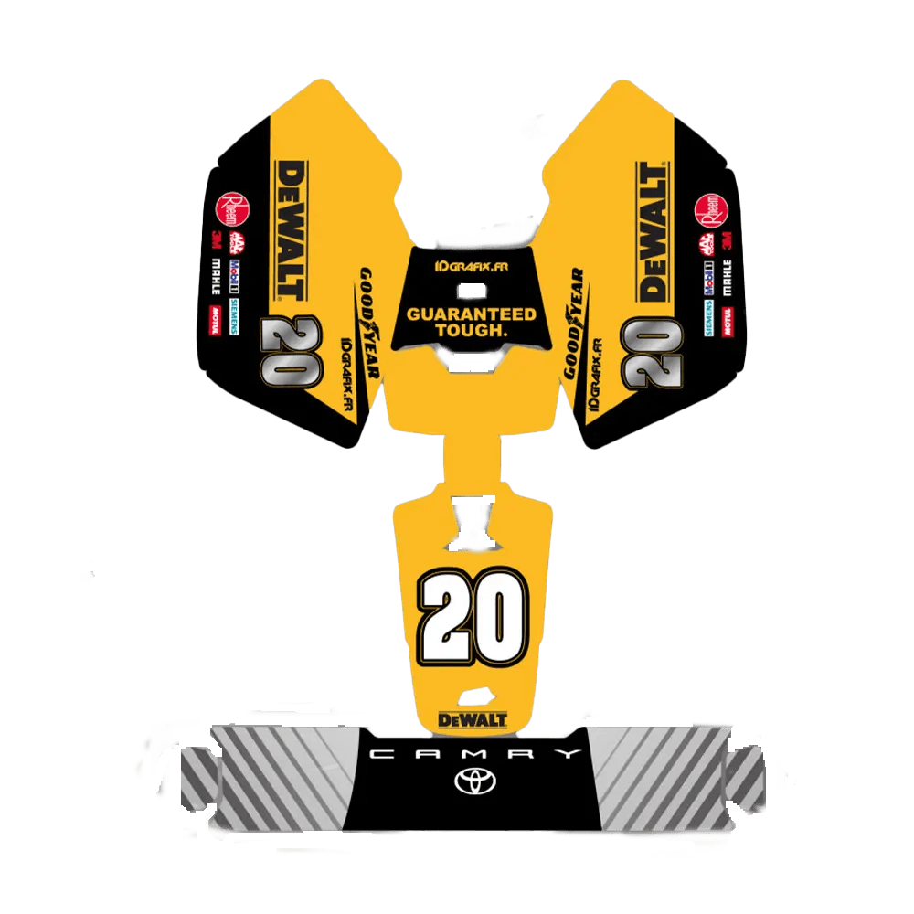 [MB-Dewalt-LUBAMini] Dewalt Edition NASCAR – Dekal till LUBA Mini