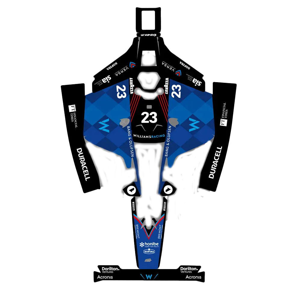 F1 Williams Edition – Dekal till LUBA 2 (2024)