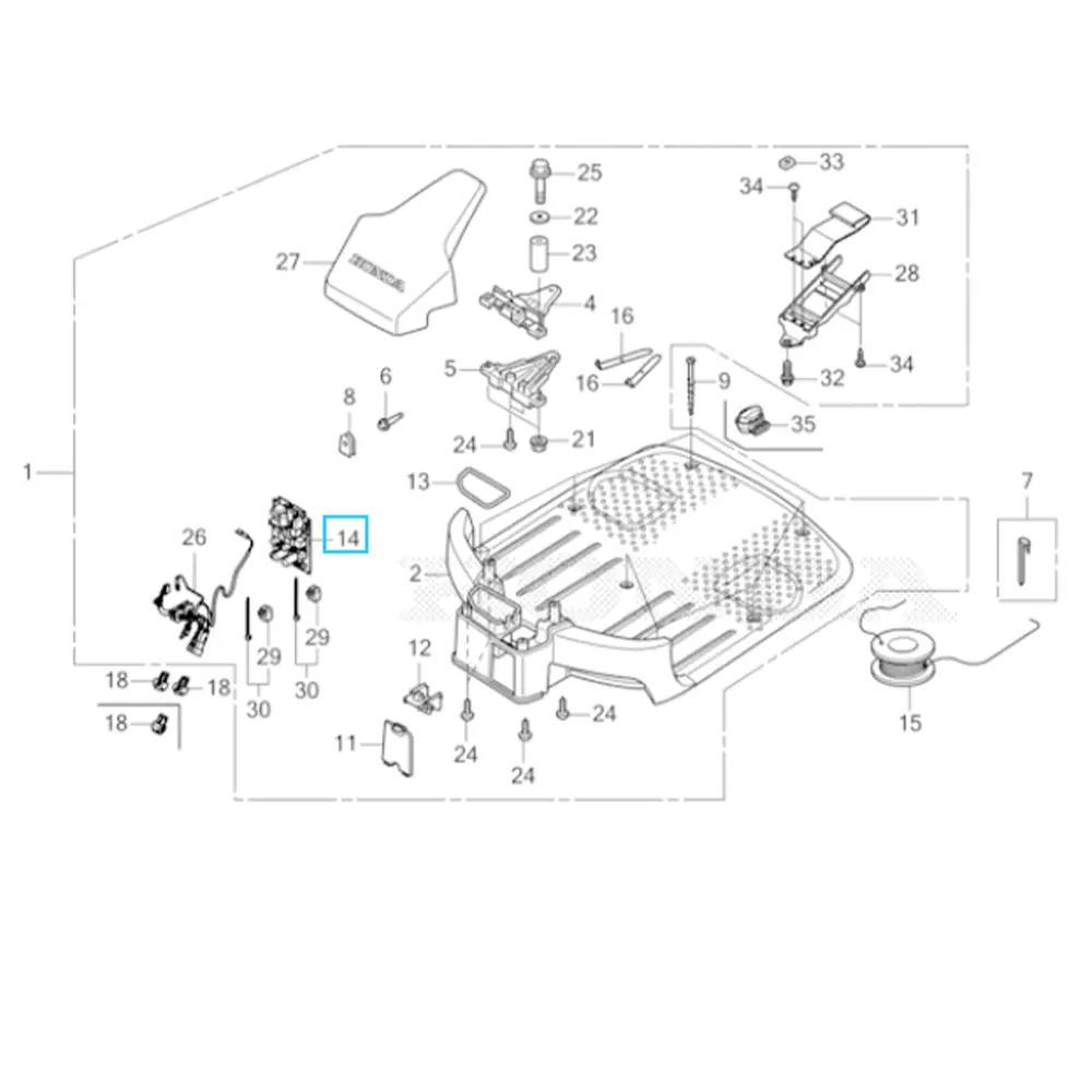 [31570-VP7-E23] Honda kretskort laddstation 1500 Live
