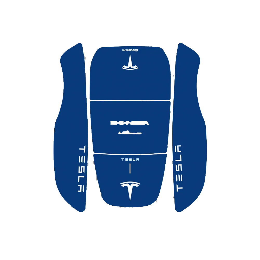 Tesla Edition (Blå) – Dekal till Honda Miimo HRM 1000/1500/2500