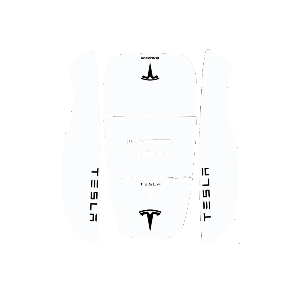 Tesla Edition (Vit) – Dekal till Honda Miimo HRM 1000/1500/2500