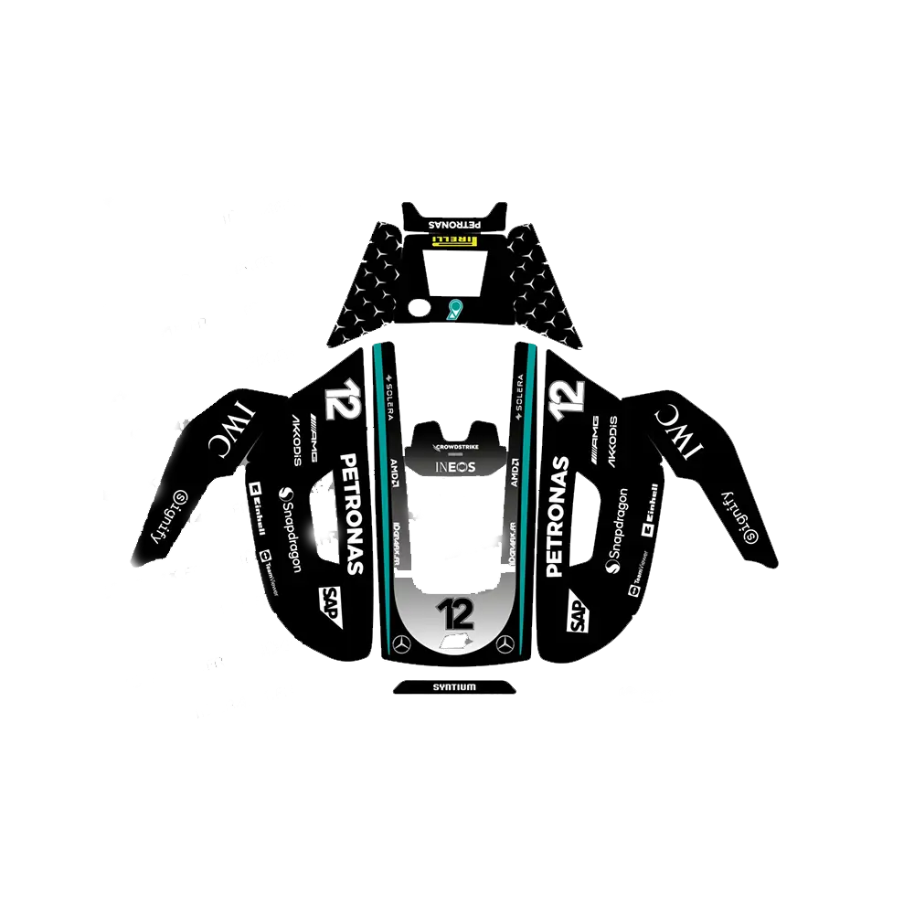 [AC-MERCF1-YUKA-12] Mercedes F1 Edition Antonelli – Dekal till YUKA 2000/3000