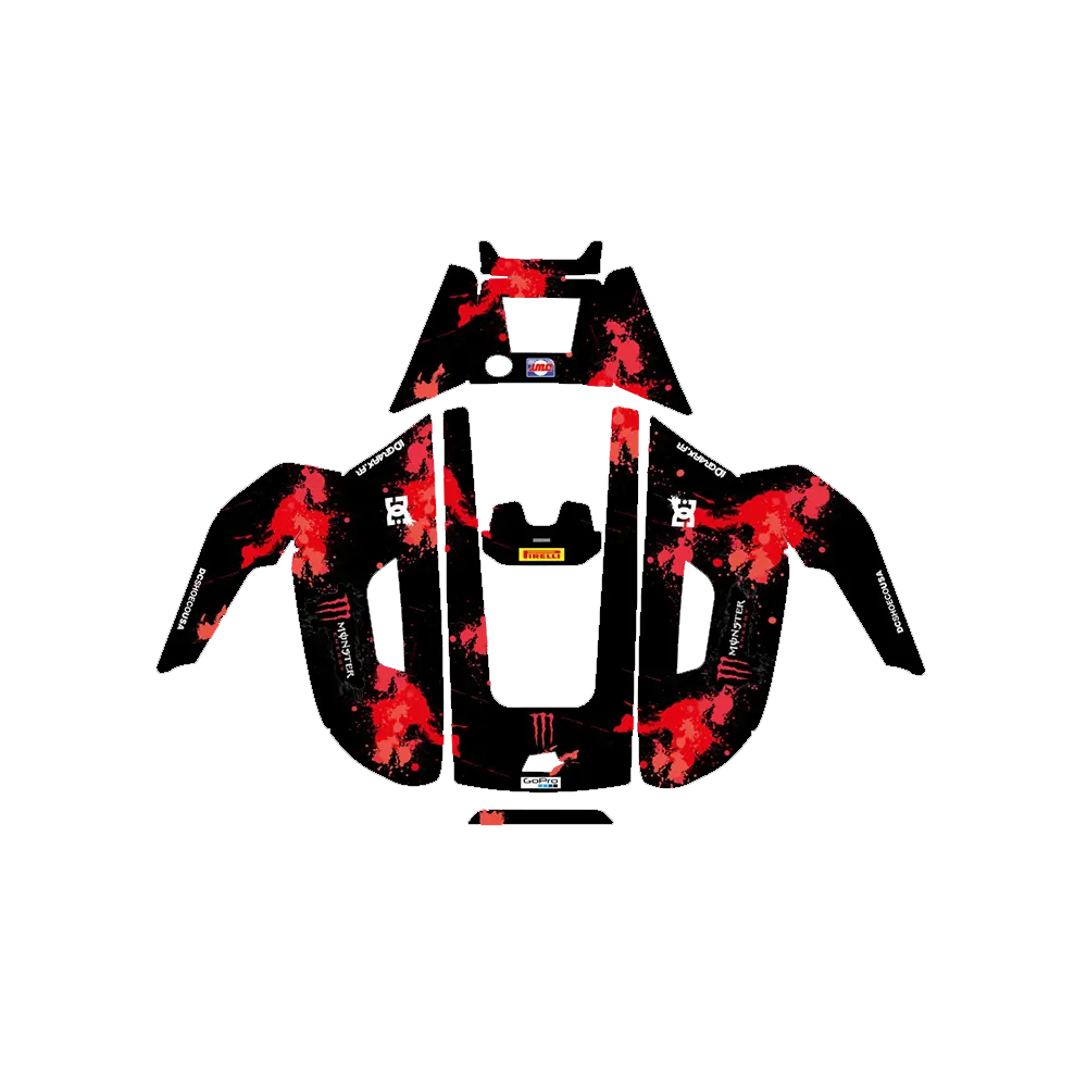 Monster Edition (Röd) – Dekal till YUKA 2000/3000