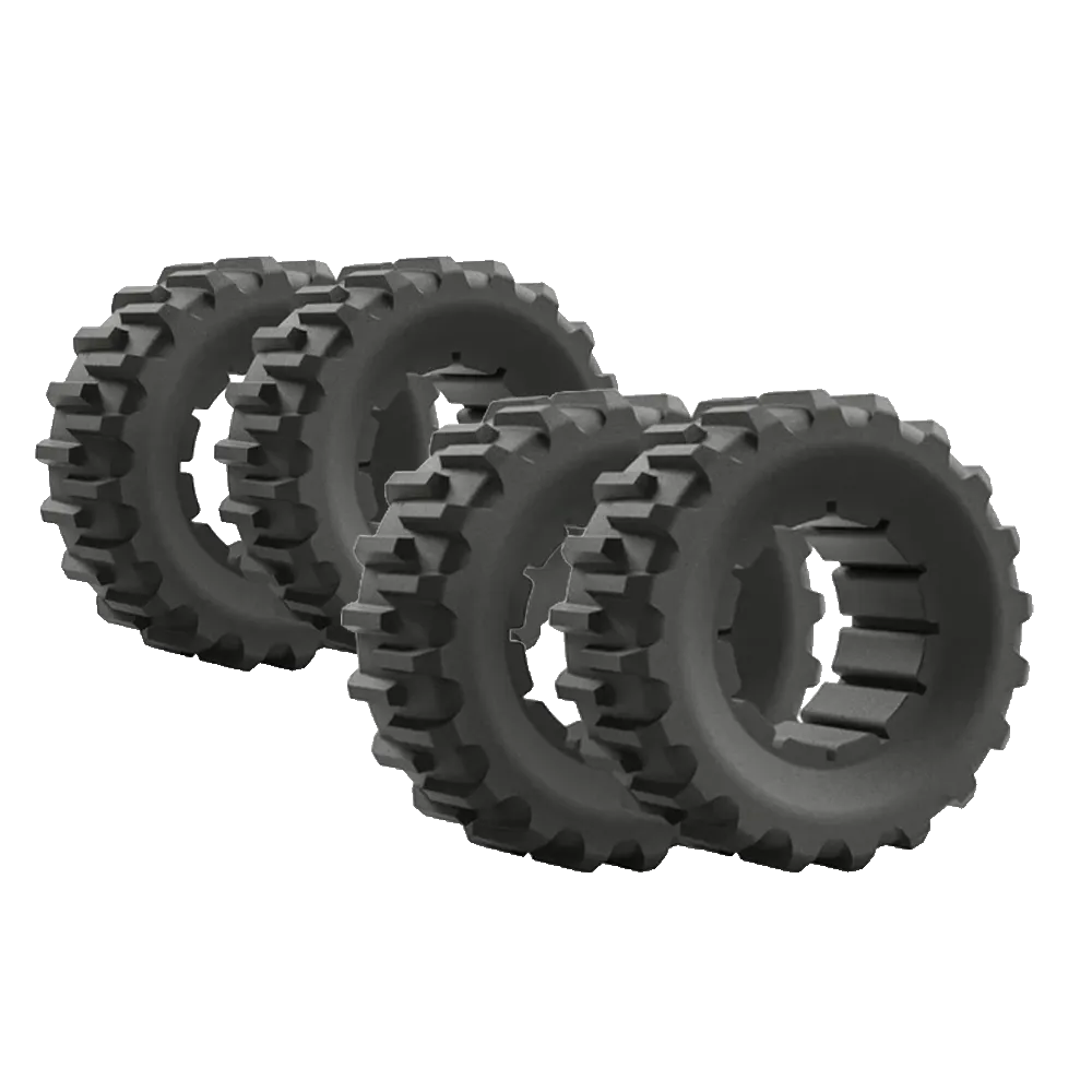 Terränghjul Mowrator 4WD 85% lutning - 2 par