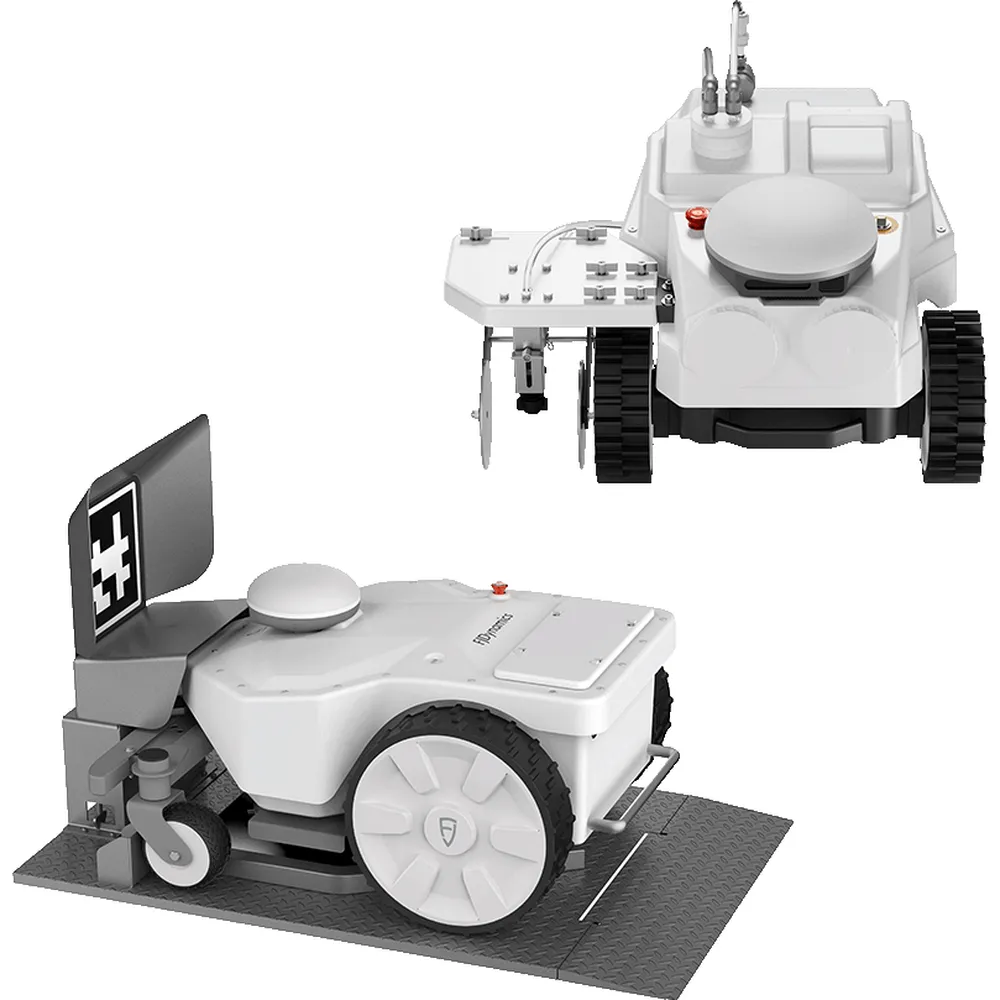 FJDynamics FRX - RLM02 Combo - Robotgräsklippare och Linjeringsrobot (​RTK (med antenn), Ingen Markör, Pony 0,5kWh, 2 + 2  0,09 kWh Batteri USB-C)
