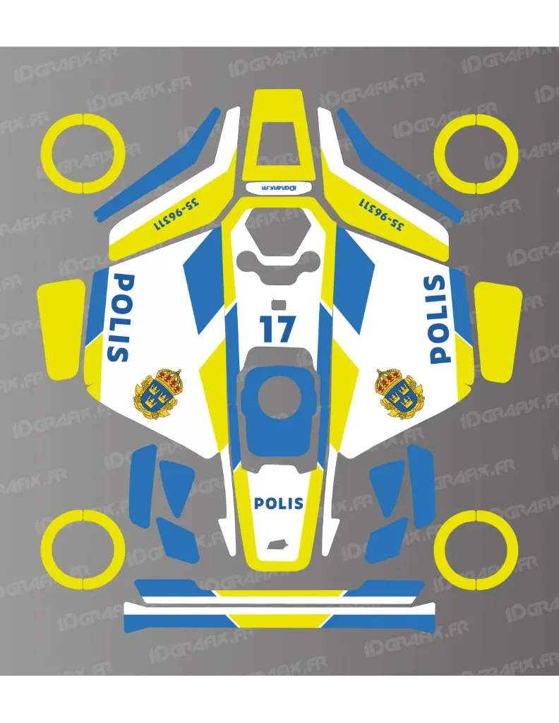 Sweden Polis Special Edition - Till Robotgräsklippare