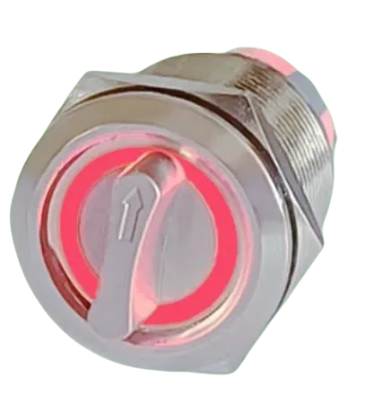 [370000054Y0130B] Three-position rotary switch