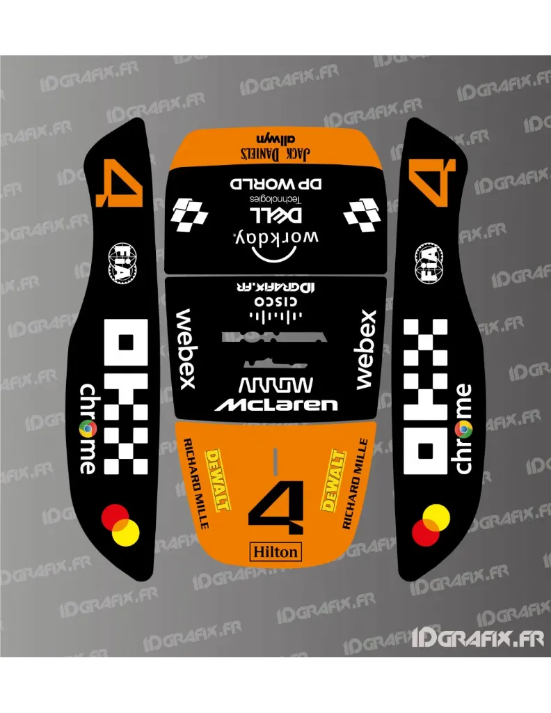 DECAL Honda Miimo HRM 1000-1500-2500 (Sticker Mc Laren F1 (Norris))