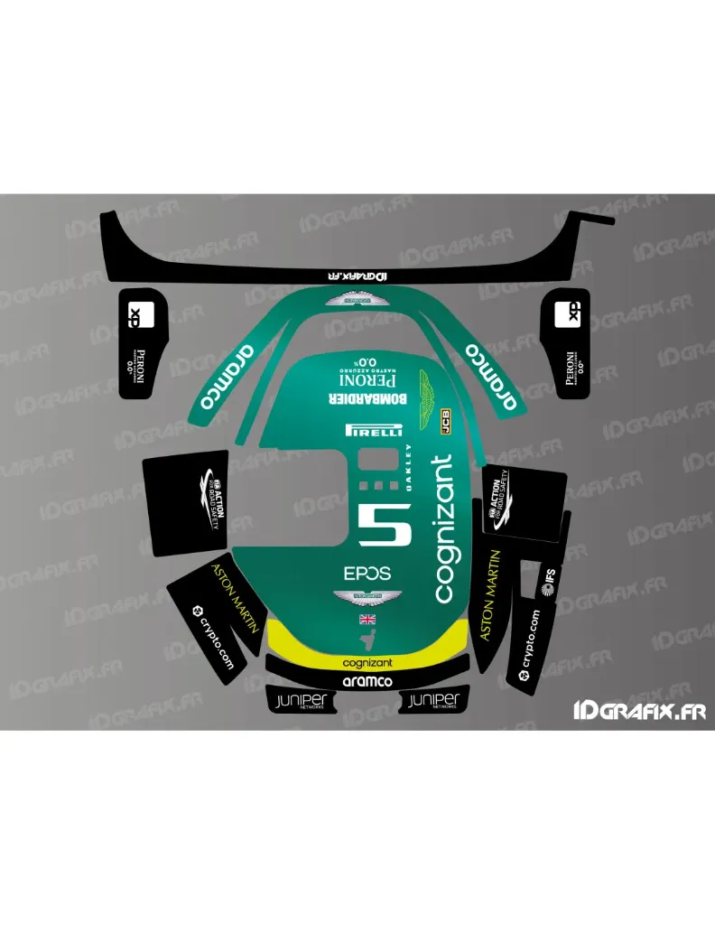 DECAL SEGWAY Navimow X3 Series (Aston Martin F1)
