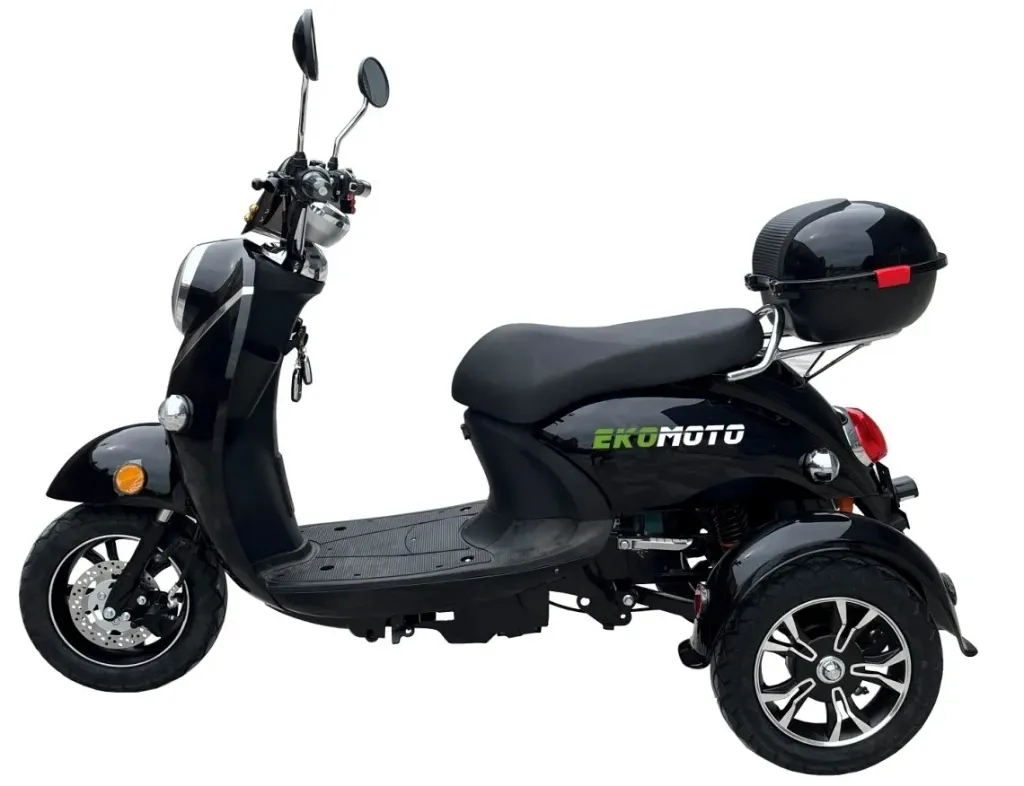 Ekomoto Retro – Klassisk Elscooter för Seniorer 800W (EEC-godkänd)