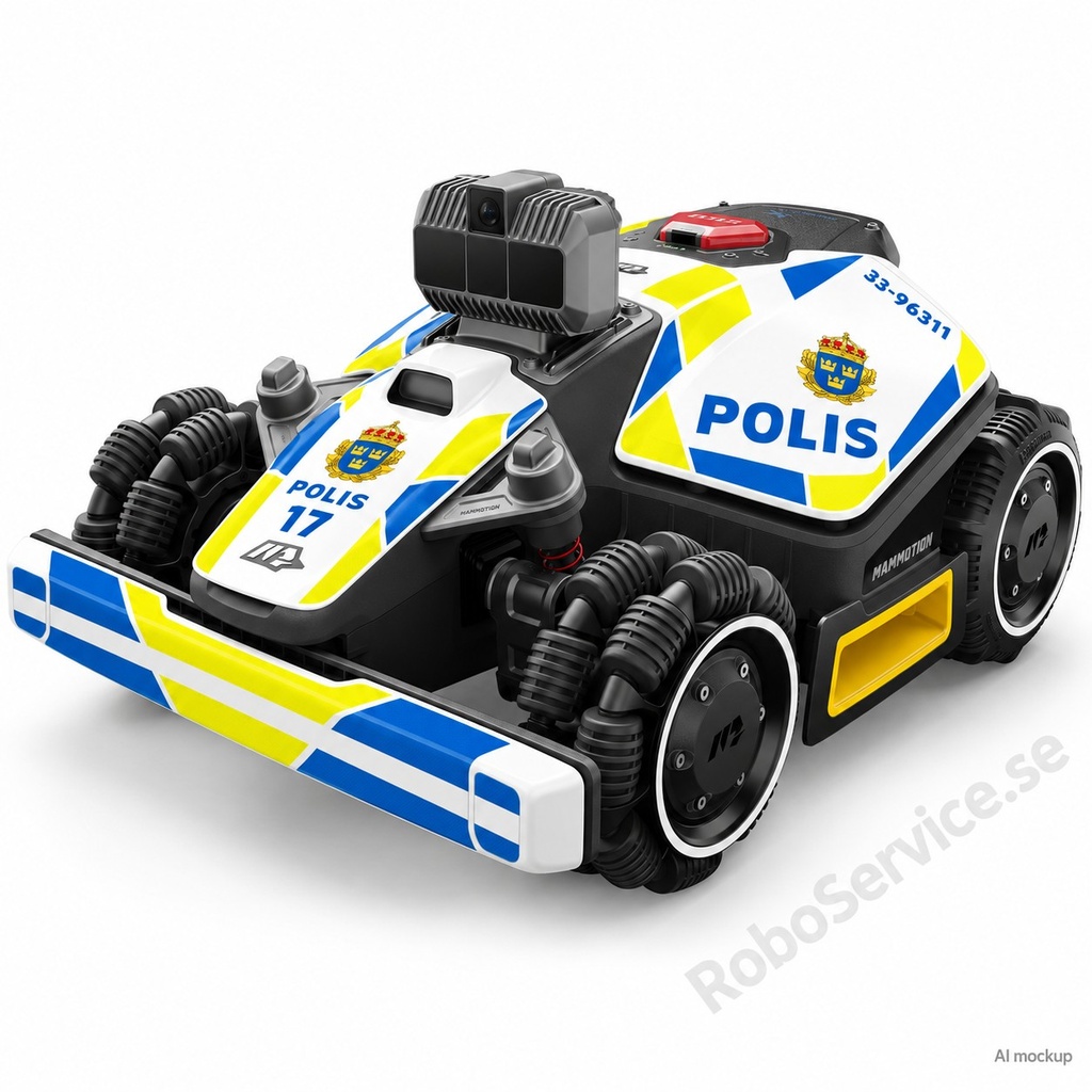 Sweden Polis Special Edition Dekal till Luba Mini Lidar 360°