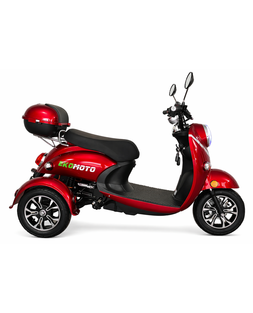 Ekomoto Retro – Klassisk Elscooter för Seniorer 800W (EEC-godkänd)